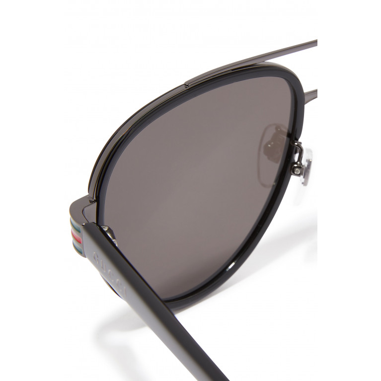 Gucci- Aviator Sunglasses Black
