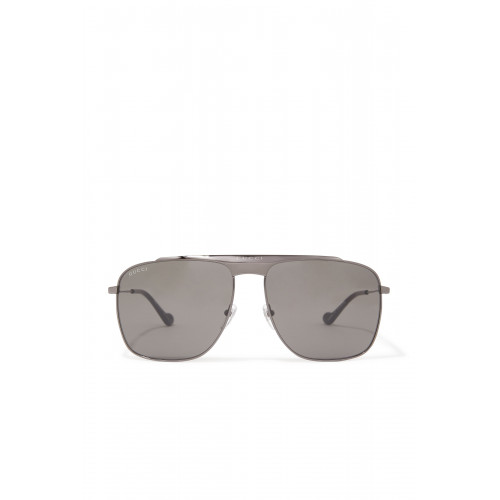 Gucci- Aviator Sunglasses Grey