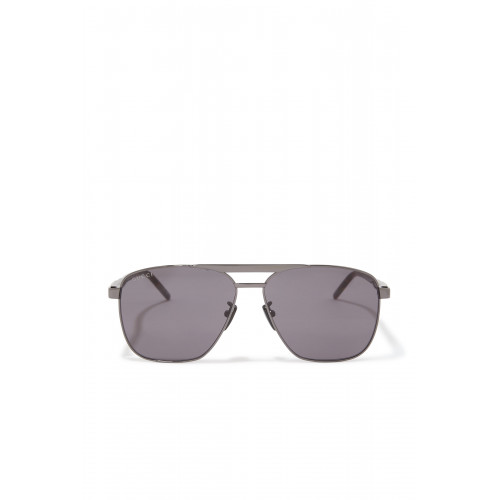 Gucci- Navigator-Frame Sunglasses Black