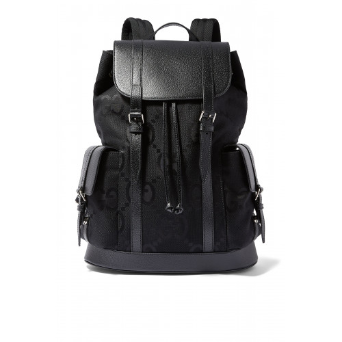 Gucci- Jumbo GG Backpack Black