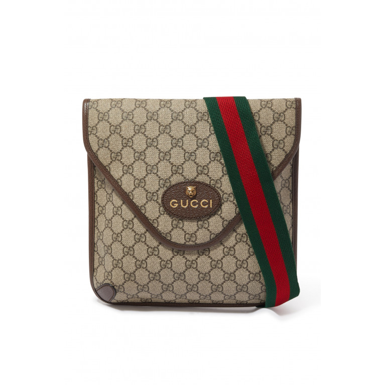 Gucci- Gucci Medium Messenger Bag Brown