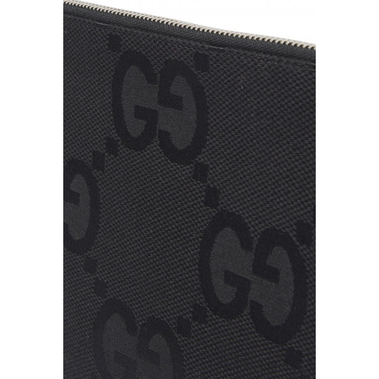 Gucci- Jumbo GG Medium Messenger Bag Black