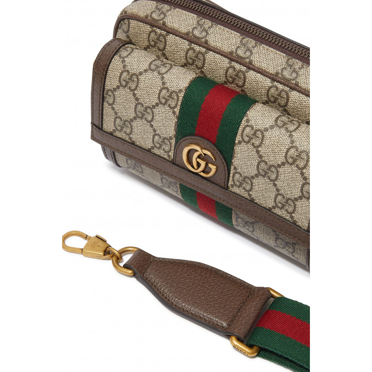 Gucci- Ophidia Mini GG Bag Brown