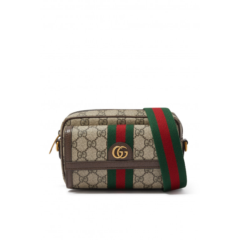 Gucci- Ophidia Mini GG Bag Brown