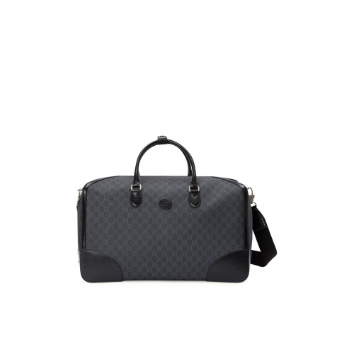 Gucci- Interlocking G Large Duffle Bag Black