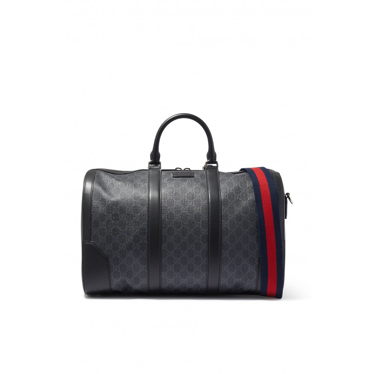 Gucci- GG Supreme Carry On Duffle Black