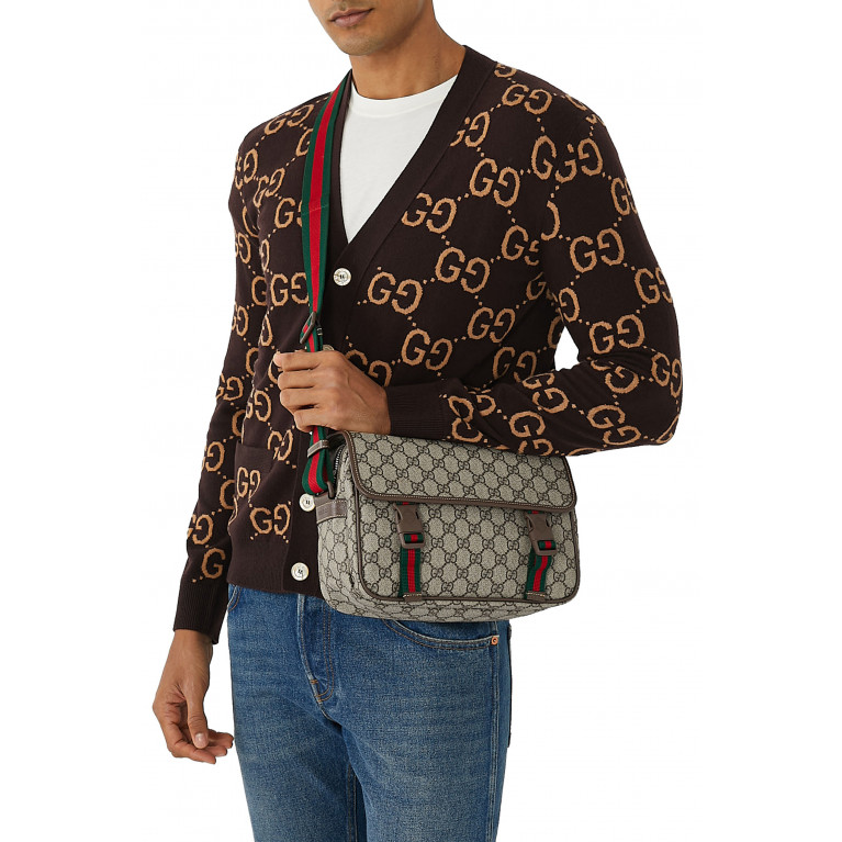 Gucci- GG Messenger Bag Brown
