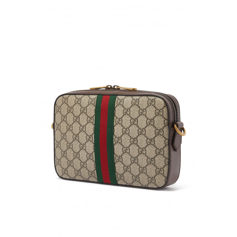 Gucci- Ophidia Shoulder Bag Brown