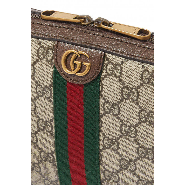 Gucci- Ophidia Shoulder Bag Brown