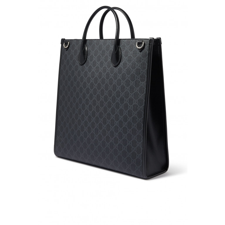 Gucci- GG Supreme Tote Bag Black