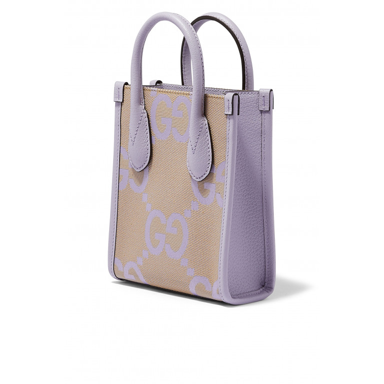 Gucci- Jumbo GG Mini Tote Bag Purple