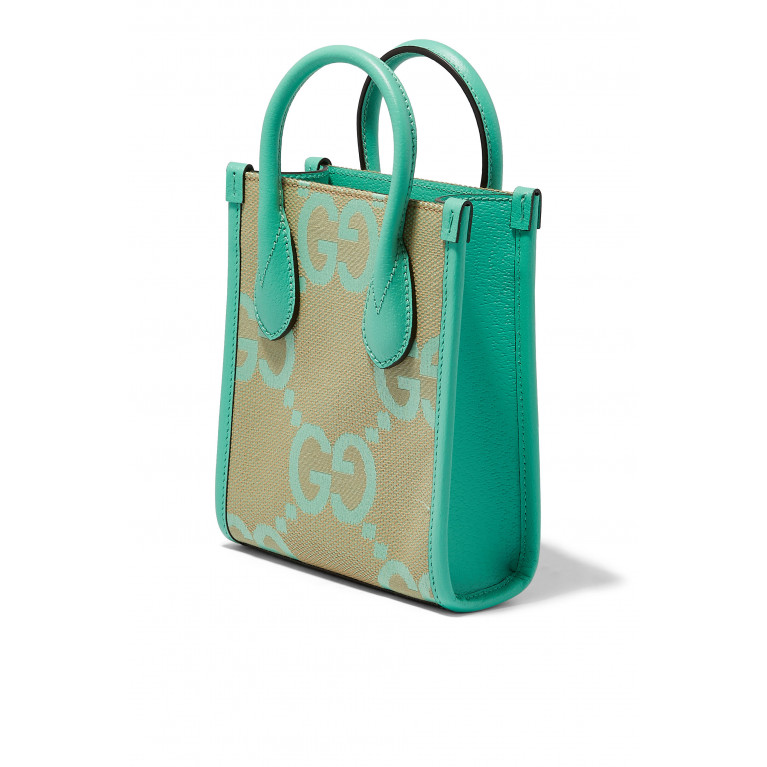 Gucci- Jumbo GG Mini Tote Bag Green