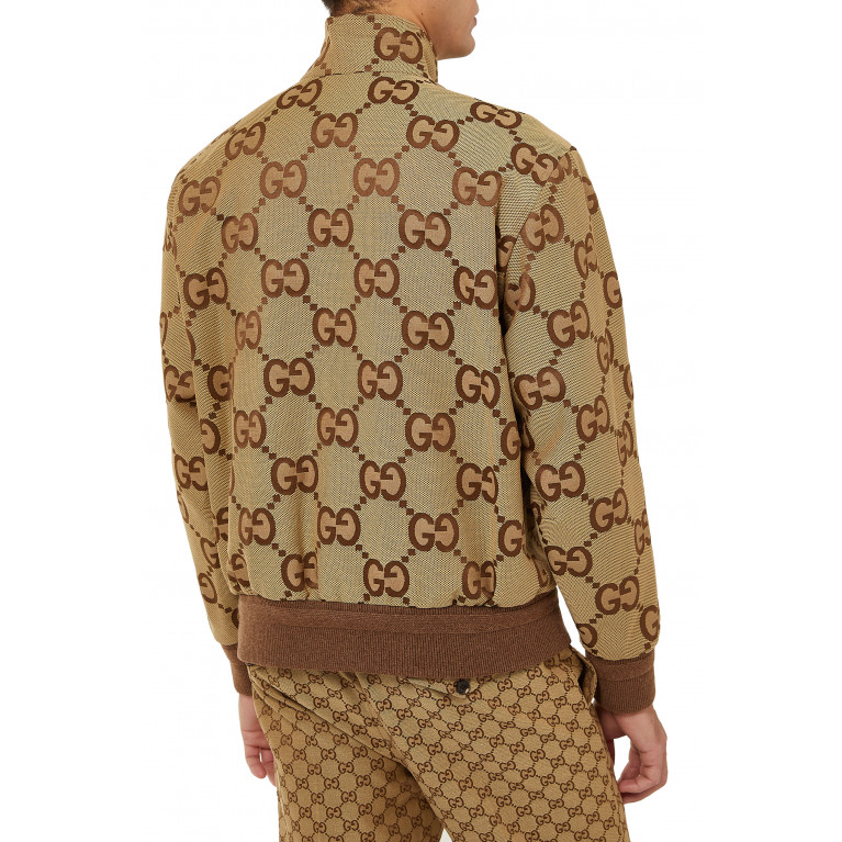 Gucci- Jumbo GG canvas jacket Beige