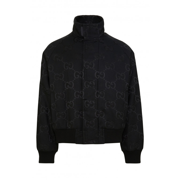 Gucci- Jumbo GG Canvas Jacket Black
