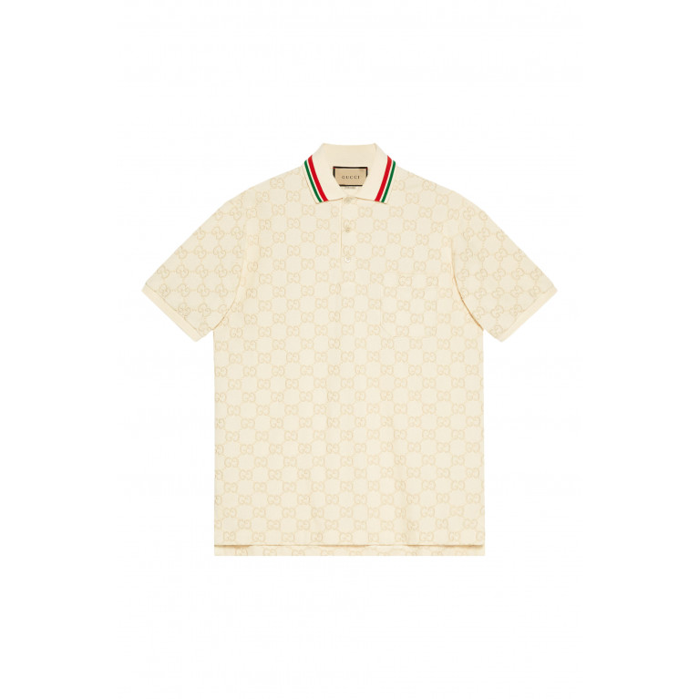 Gucci- GG Polo Shirt Ivory