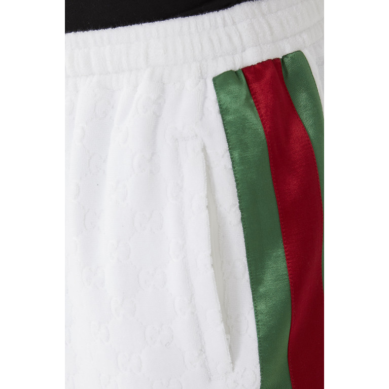 Gucci- Double G Basketball Shorts White