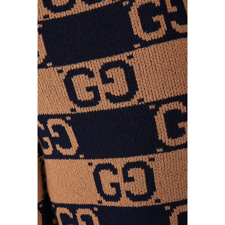 Gucci- GG Cotton Shorts Brown