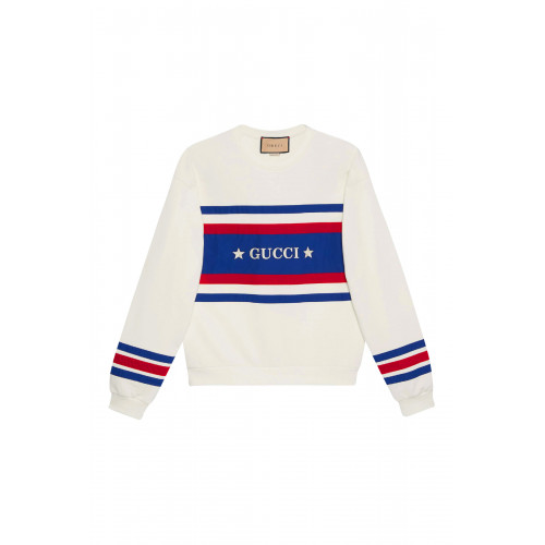Gucci- Star Logo Sweatshirt White