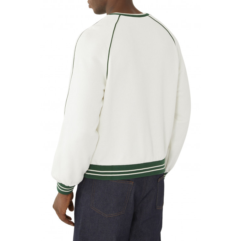 Gucci- Jersey Logo Sweatshirt White
