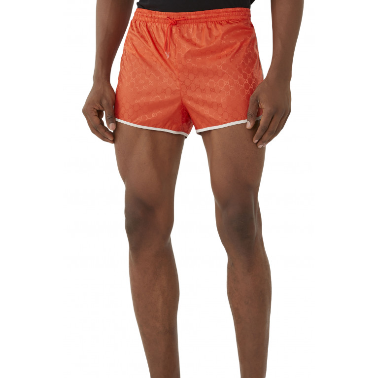 Gucci- GG Swim Shorts Orange