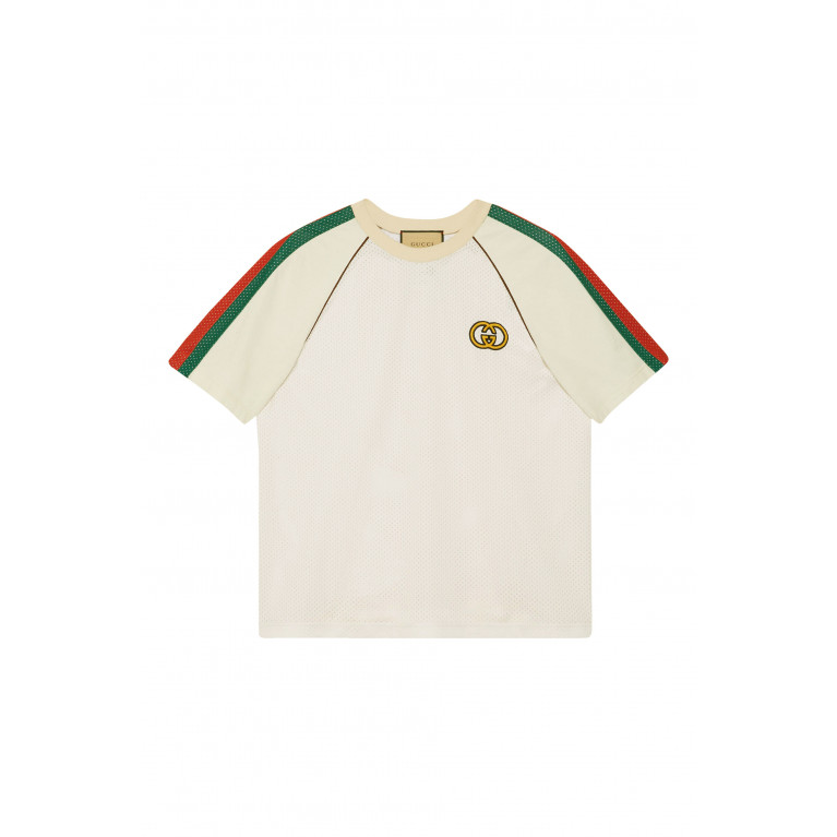 Gucci- Web Detail T-Shirt White