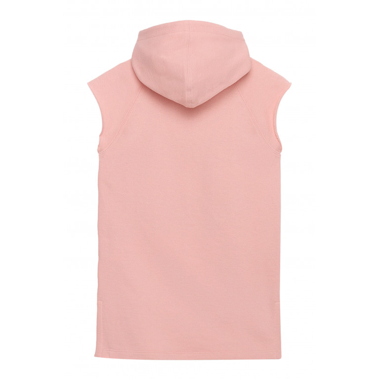 Gucci- Felted Cotton Dress Pink