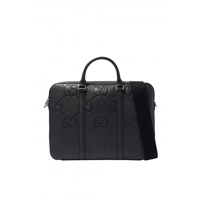 Gucci- Jumbo GG Briefcase Black