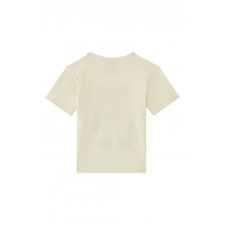 Gucci- Kids Printed Cotton T-Shirt White