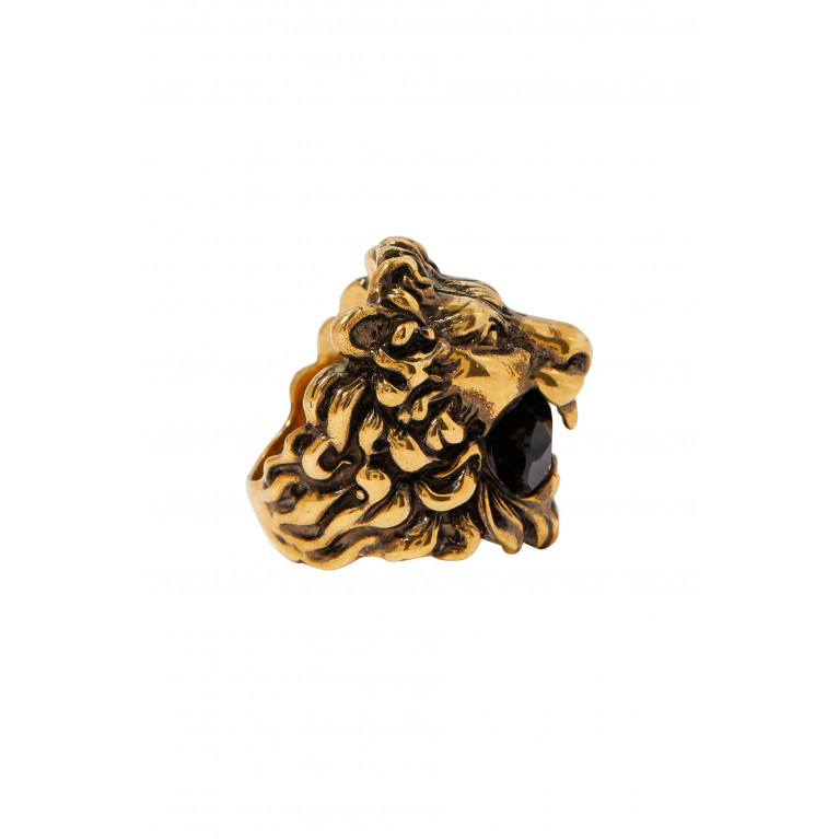 Gucci- Lion Head Ring Gold