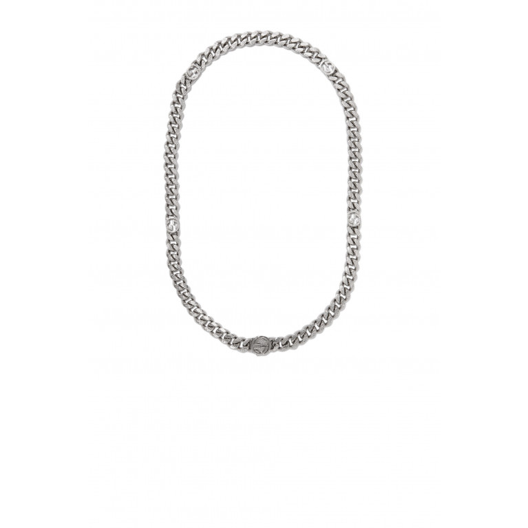Gucci- Interlocking G Necklace Silver