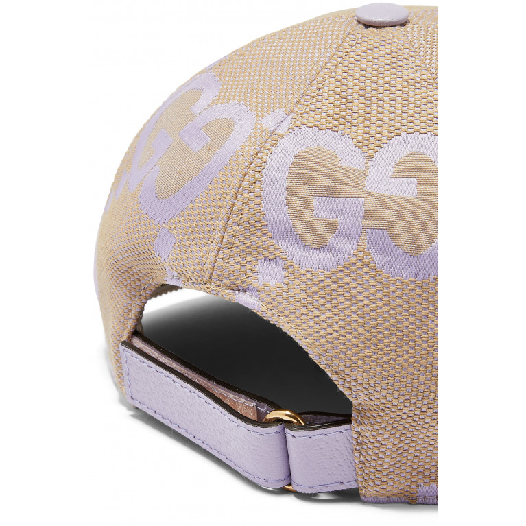 Gucci- Jumbo GG Baseball Cap Beige/Lilac