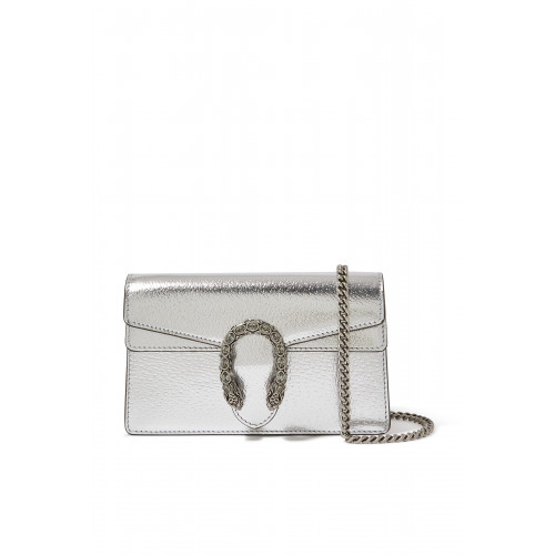Gucci- Dionysus GG Super Mini Bag Silver