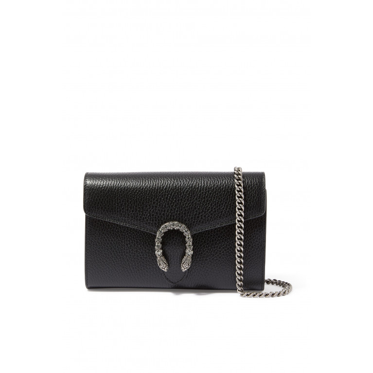 Gucci- Mini Dionysus Chain Bag Black