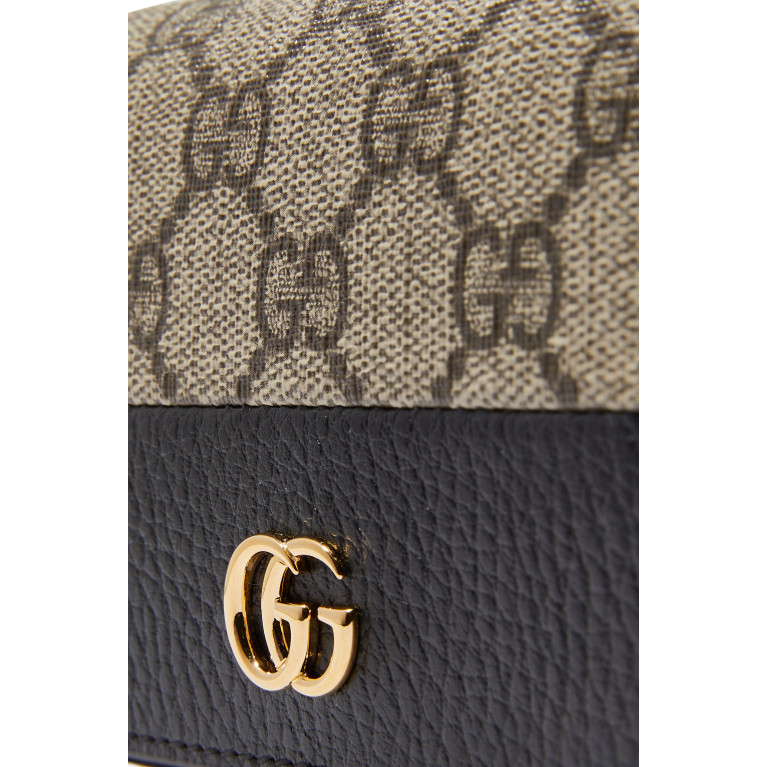 Gucci- GG Marmont Card Case Wallet Black