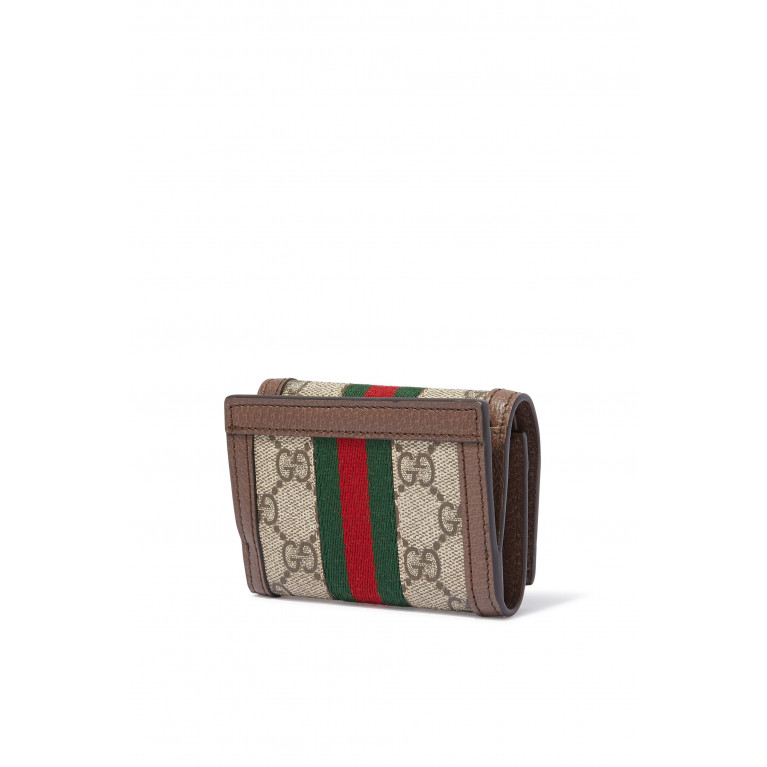 Gucci- Ophidia Bi-Fold Wallet Brown