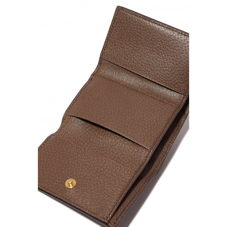 Gucci- Ophidia Bi-Fold Wallet Brown