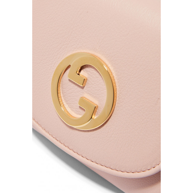 Gucci- Blondie Medium Chain Wallet Pink