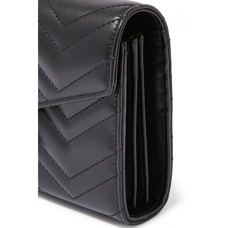 Gucci- GG Marmont Matelassé Mini Bag Black