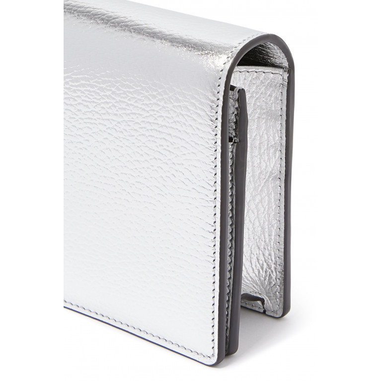 Gucci- GG Marmont Mini Chain Bag Silver