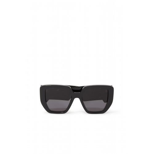 Gucci- Rectangular-Frame Sunglasses Black