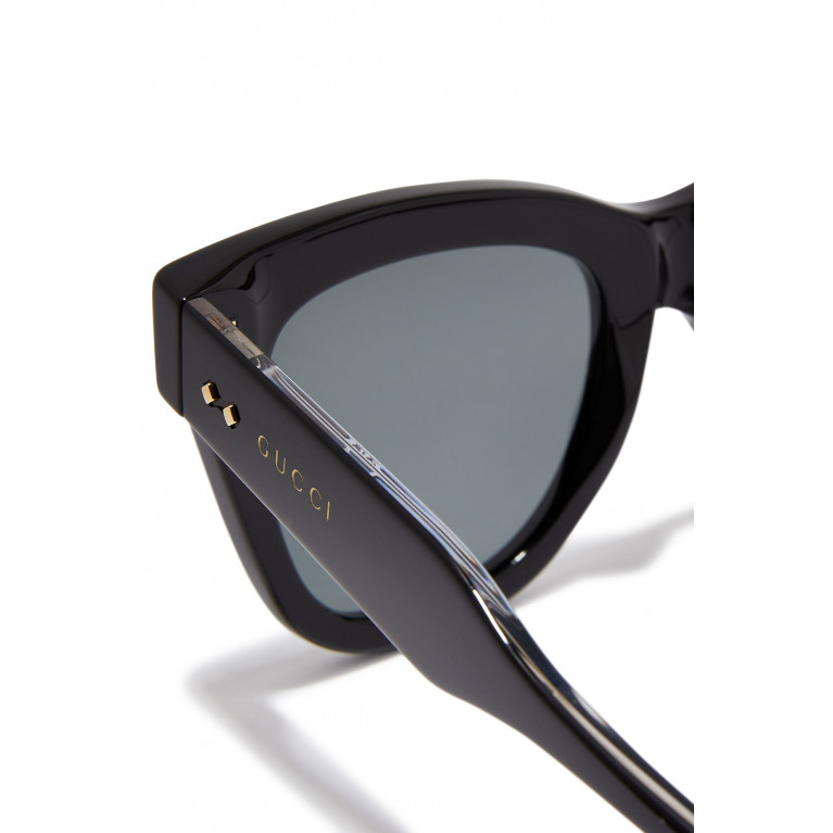 Gucci- Cat-Eye Frame Sunglasses Black