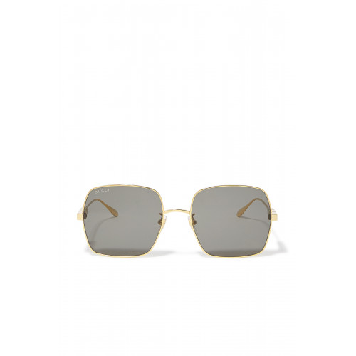 Gucci- Square Frame Sunglasses Grey