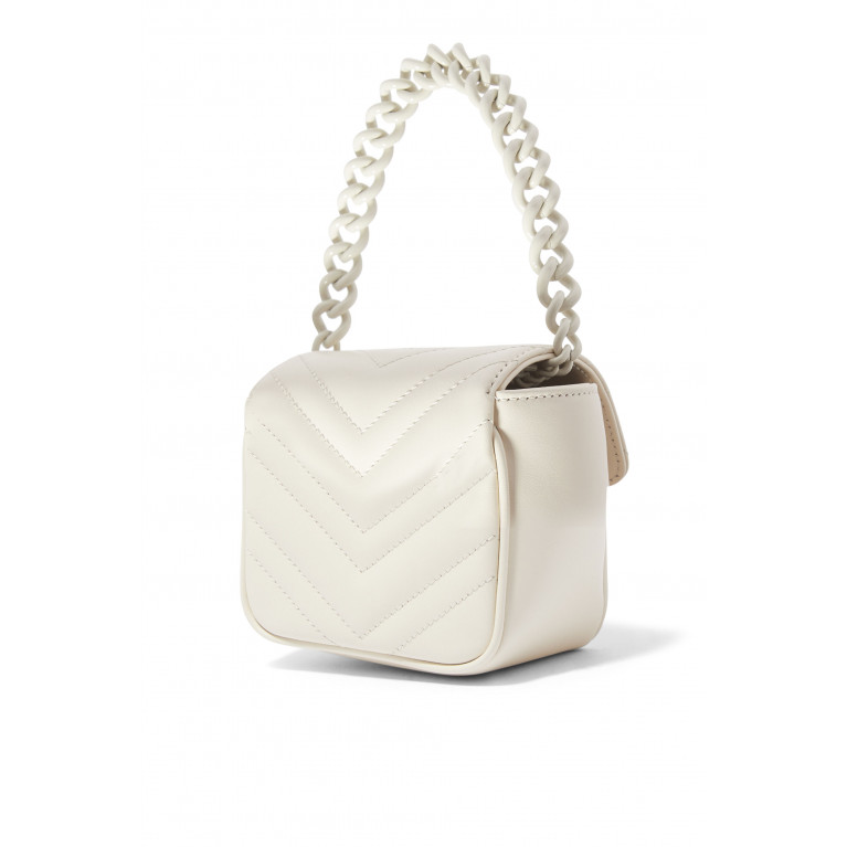 Gucci- GG Marmont Matelassé Belt Bag White