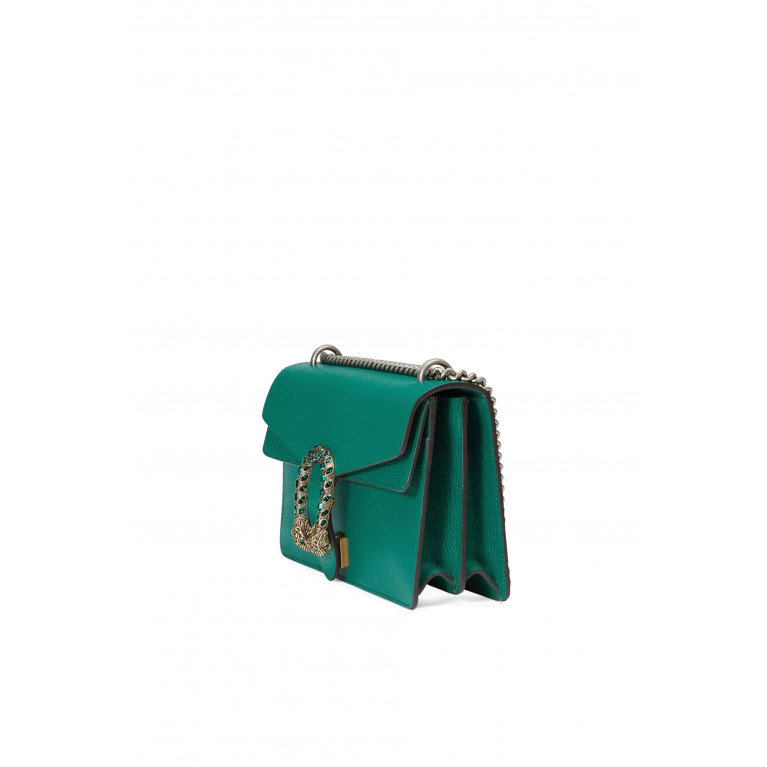 Gucci- Dionysus Leather Shoulder Bag Green