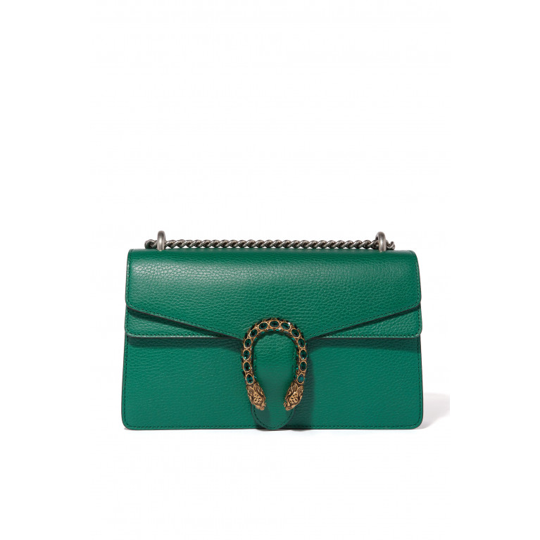 Gucci- Dionysus Leather Shoulder Bag Green