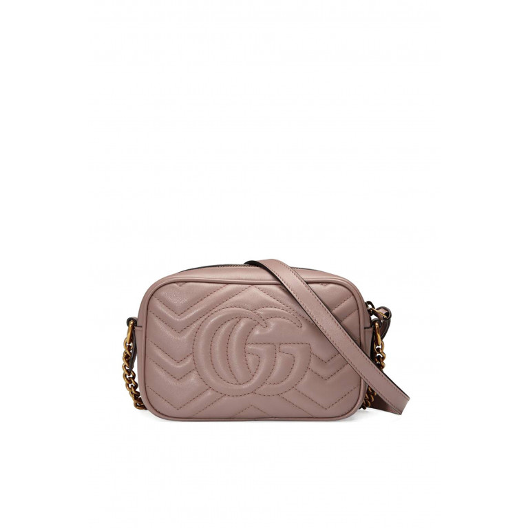 Gucci- GG Marmont Matelassé Mini Bag Pink