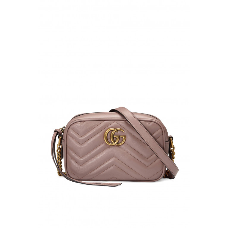 Gucci- GG Marmont Matelassé Mini Bag Pink