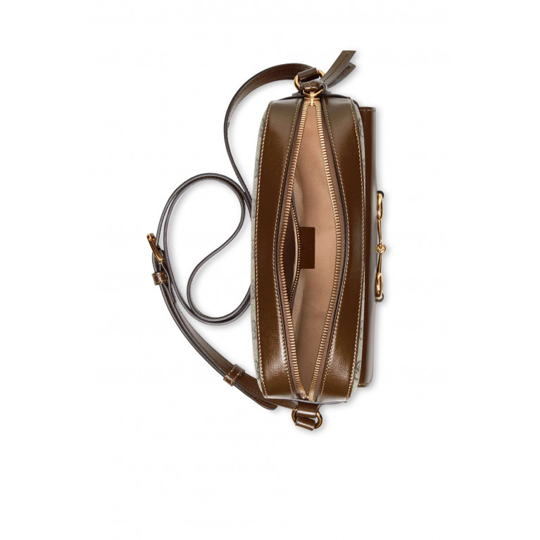 Gucci- Horsebit 1955 Small Shoulder Bag Brown