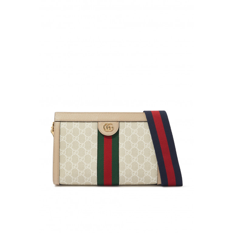 Gucci- Ophidia GG Small Shoulder Bag Neutral
