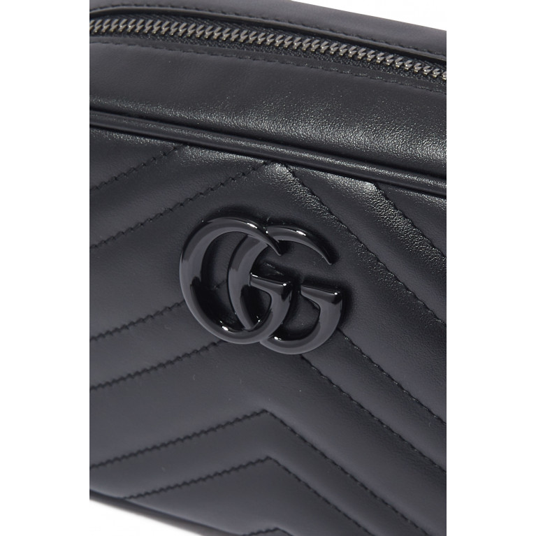 Gucci- GG Marmont Mini Shoulder Bag Black